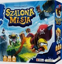 GRA PLANSZOWA SZALONA MISJA WYŚCIG RYSOWANIE