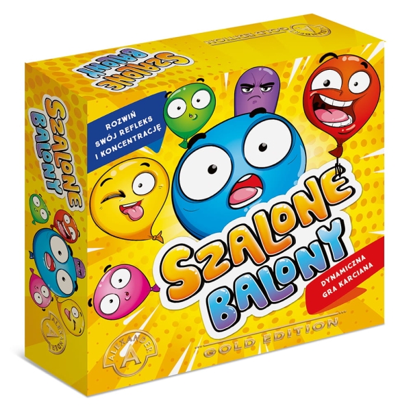 GRA KARCIANA SZALONE BALONY RODZINNA LOGICZNA ZRĘCZNOŚCIOWA