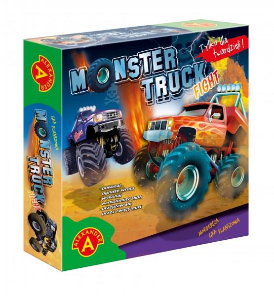 GRA PLANSZOWA MONSTER TRUCK FIGHT WYŚCIG 