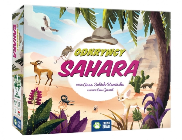 GRA RODZINNA ODKRYWCY SAHARA ZWIERZĘTA KAFELKI