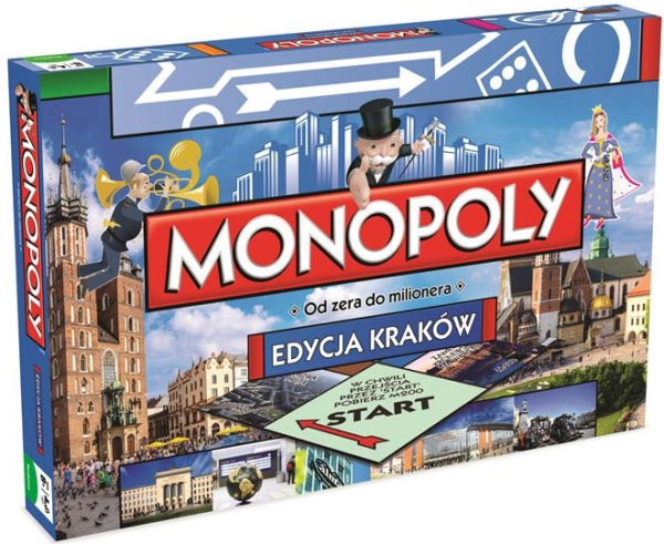 GRA MONOPOLY EDYCJA KRAKÓW PLANSZOWA EKONOMICZNA