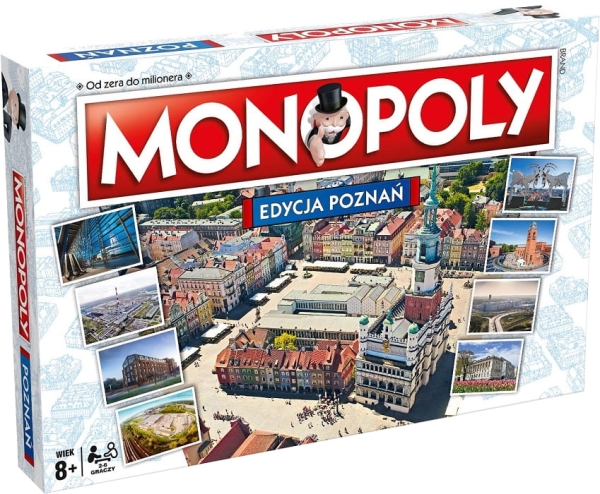GRA MONOPOLY EDYCJA POZNAŃ PLANSZOWA EKONOMICZNA