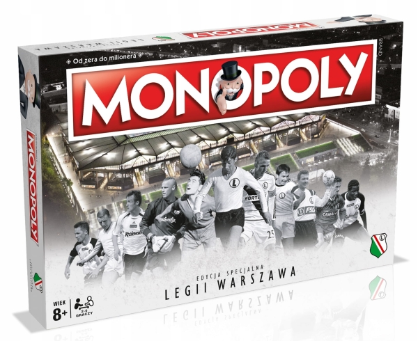 GRA MONOPOLY EDYCJA SPECJALNA LEGII WARSZAWA PLANSZOWA