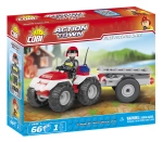 COBI 1444. ACTION TOWN. STRAŻACKI QUAD PATROLOWY