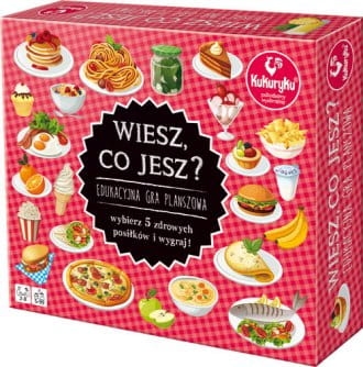 GRA PLANSZOWA WIESZ CO JESZ DLA DZIECI ZDROWE ODŻYWIANIE