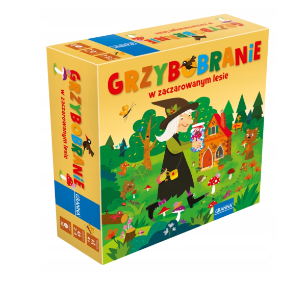 GRA PLANSZOWA GRZYBOBRANIE W ZACZAROWANYM LESIE 