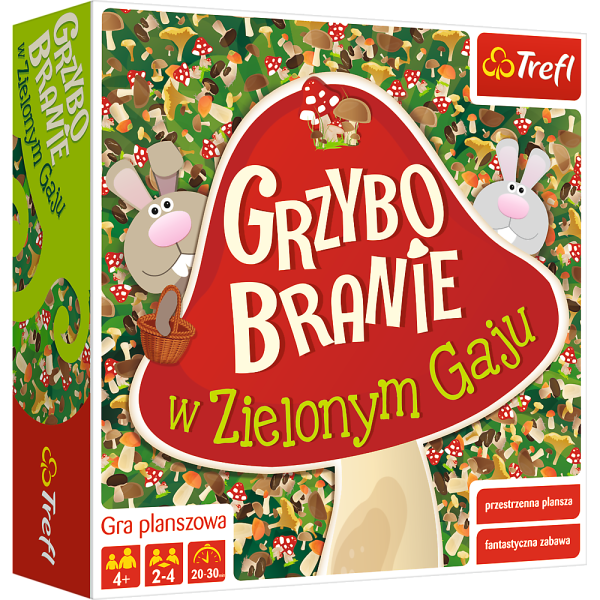 GRA PLANSZOWA GRZYBOBRANIE W ZIELONYM GAJU TREFL