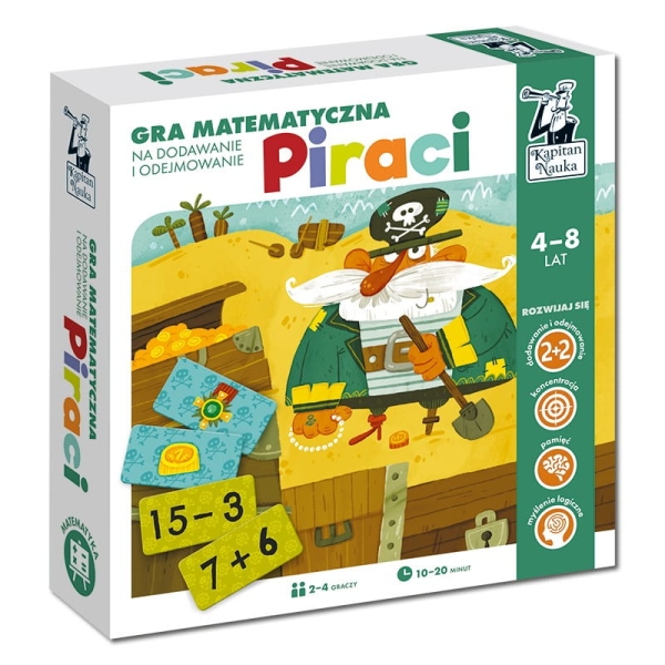 PIRACI GRA MATEMATYCZNA NA DODAWANIE I ODEJMOWANIE