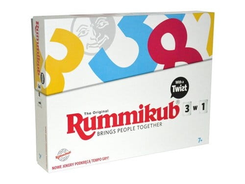 RUMMIKUB TWIST 3W1 GRA PLANSZOWA 