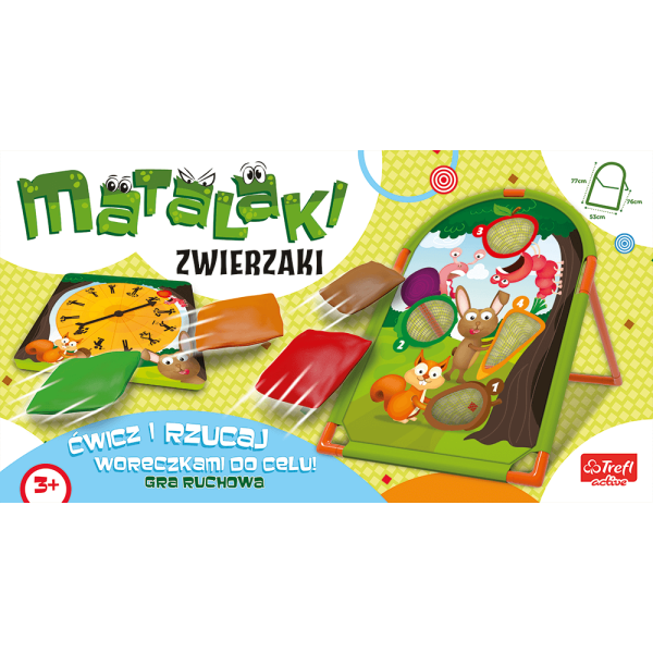 MATALAKI ZWIERZAKI GRA RUCHOWA PLANSZOWA   