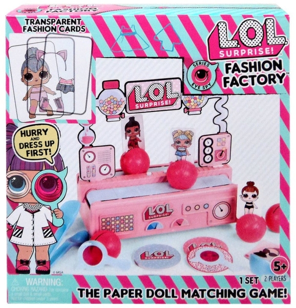 LOL SURPRISE FASHION FACTORY GAME GRA PLANSZOWA   