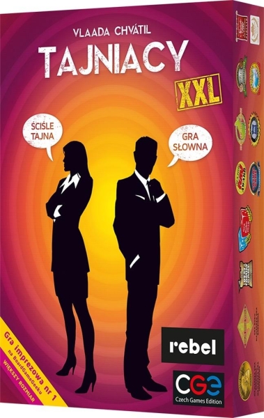 TAJNIACY XXL REBEL GRA PLANSZOWA 