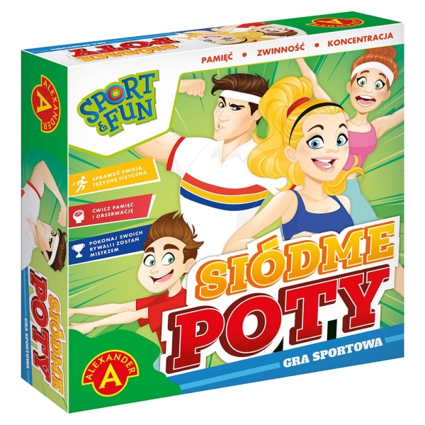 GRA PLANSZOWA SPORT&FUN SIÓDME POTY ĆWICZENIA