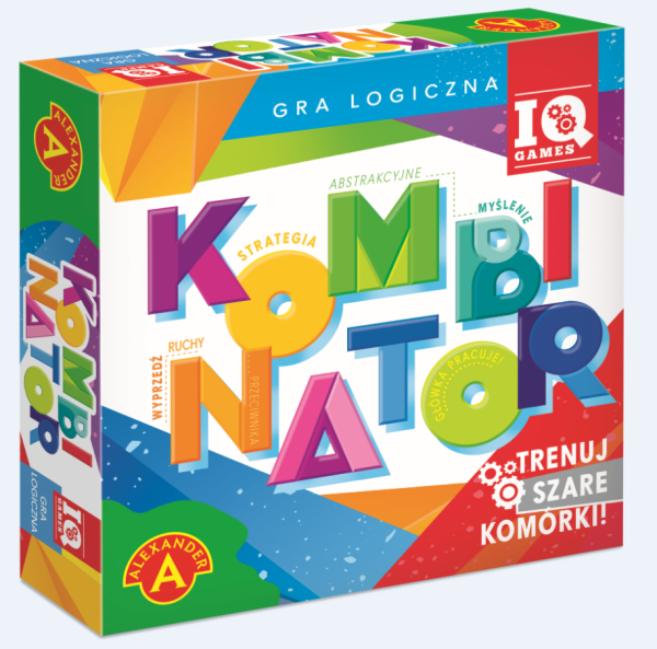 GRA PLANSZOWA KOMBINATOR KWADRATY LOGICZNA