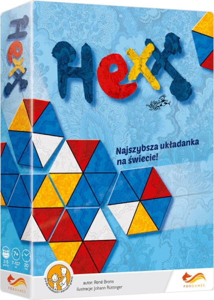 GRA HEXX NAJSZYBSZA UKŁADANKA NA ŚWIECIE LOGICZNA RODZINNA