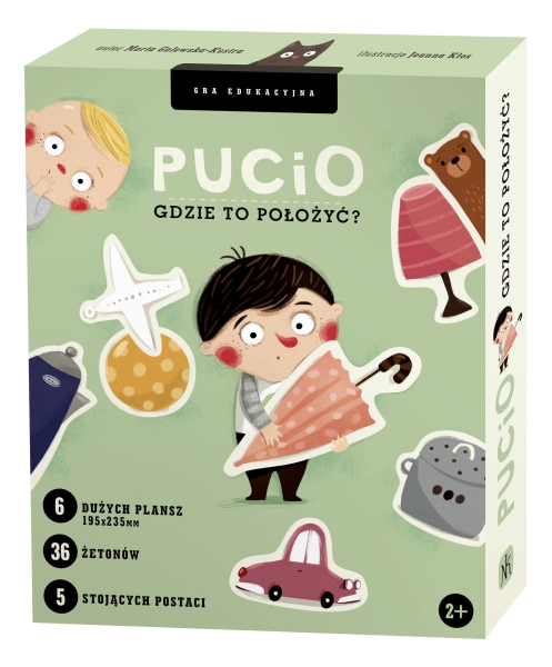 GRA EDUKACYJNA PUCIO GDZIE TO POŁOŻYĆ DLA DZIECI