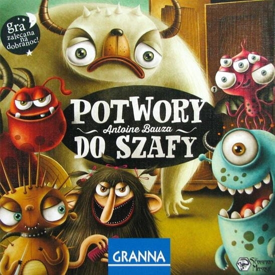 GRA DLA DZIECI POTWORY DO SZAFY KOOPERACYJNA