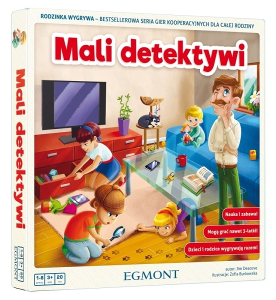 GRA RODZINNA MALI DETEKTYWI KOOPERACYJNA ZAPAMIĘTYWANIE