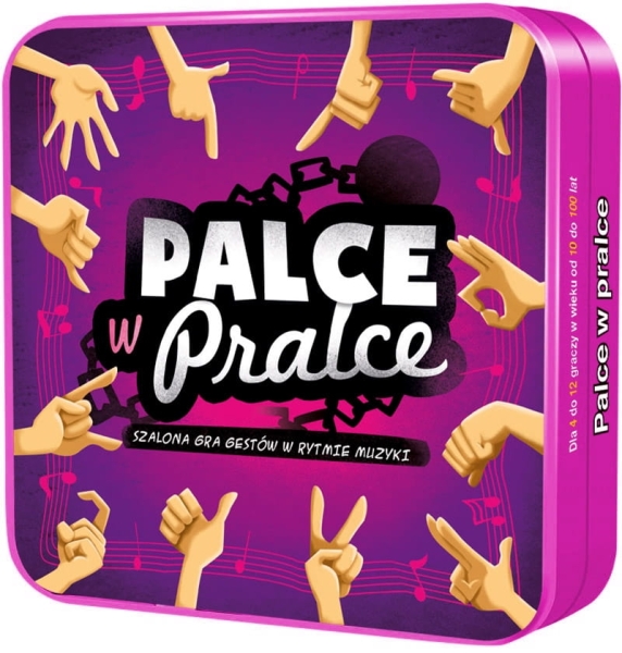 GRA PALCE W PRALCE KARTY GESTY MUZYKA