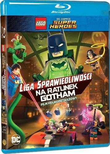 LEGO LIGA SPRAWIEDLIWOŚCI NA RATUNEK GOTHAM BLU-RAY
