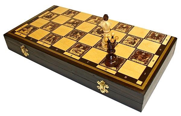 SZACHY DUŻE KRÓLEWSKIE 44CM