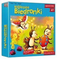 KOLOROWE BIEDRONKI GRA PLANSZOWA 
