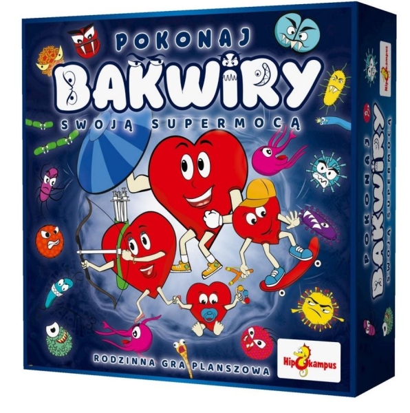 POKONAJ BAKWIRY SWOJĄ SUPERMOCĄ GRA PLANSZOWA 
