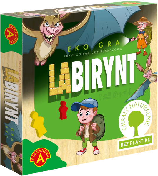 GRA PLANSZOWA GRAMY NATURALNIE BEZ PLASTIKU LABIRYNT