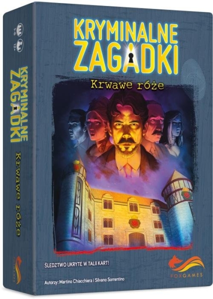 GRA KARCIANA ESCAPE ROOM KRYMINALNE ZAGADKI KRWAWE RÓŻE