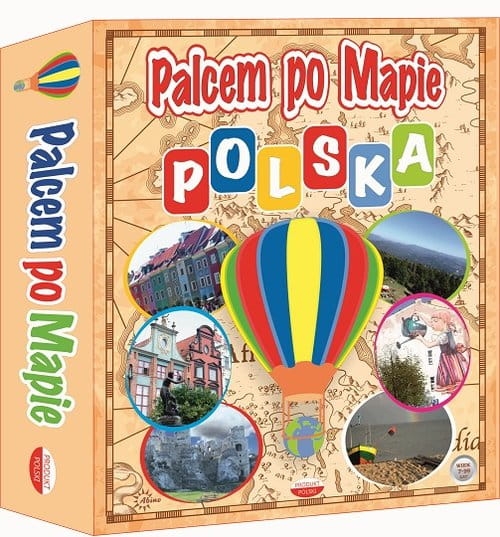GRA EDUKACYJNA PALCEM PO MAPIE POLSKA GEOGRAFIA