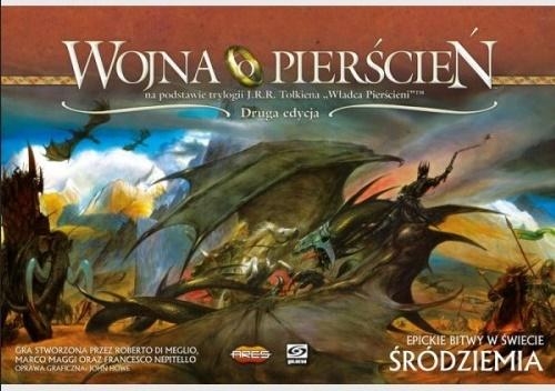 GRA PLANSZOWA WOJNA O PIERŚCIEŃ ŚRÓDZIEMIE STRATEGICZNA