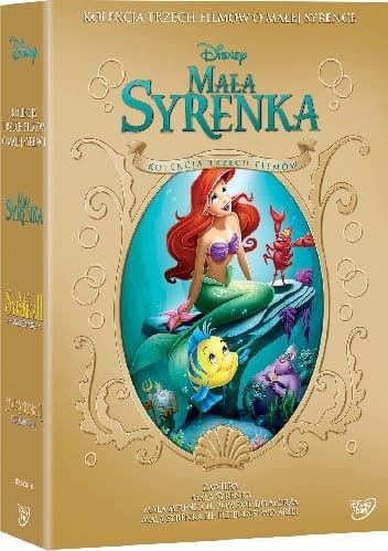 PAKIET MAŁA SYRENKA DZIECIŃSTWO ARIELKI  3 DVD