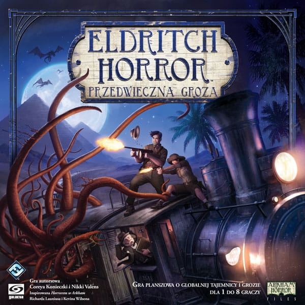 GRA PLANSZOWA ELDRITCH HORROR PRZEDWIECZNA GROZA