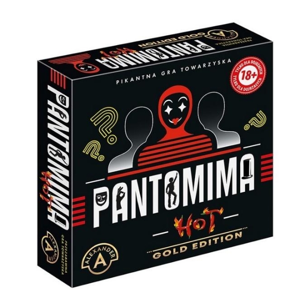 PANTOMIMA HOT GĘSTY MIMIKA GRA PLANSZOWA 