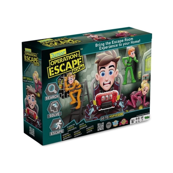 OPERACJA ESCAPE ROOM JUNIOR GRA PLANSZOWA 