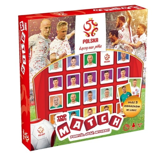TOP TRUMPS MATCH REPREZENTACJA POLSKI GRA PLANSZOWA 