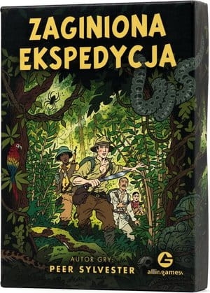 ZAGINIONA EKSPEDYCJA PRZYGODA DŻUNGLI GRA PLANSZOWA 