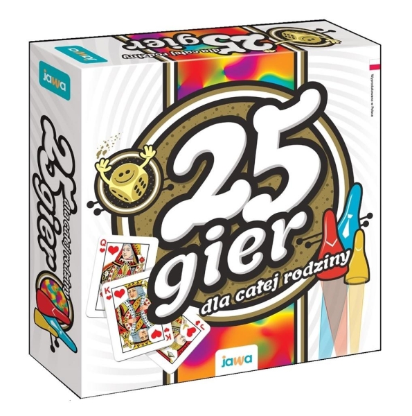 25 GIER DLA CAŁEJ RODZINY JAWA LOGICZNE PLANSZOWE KARCIANE