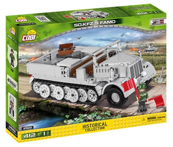 COBI 2522. SMALL ARMY. SD.KFZ 9 FAMO, CIĘŻKI CIĄGNIK ARTYLERYJSKI