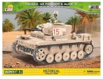 COBI 2527 HISTORICAL COLLECTION WWII SD.KFZ.121 PANZER II AUSF. F - NIEMIECKI CZOŁG LEKKI 420KL