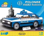 COBI 24533 CARS. POLONEZ MILICJA KLOCKI SAMOCHÓD