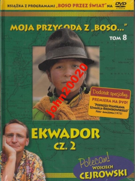MOJA PRZYGODA Z BOSO 8.EKWADOR 2.CEJROWSKI.DVD