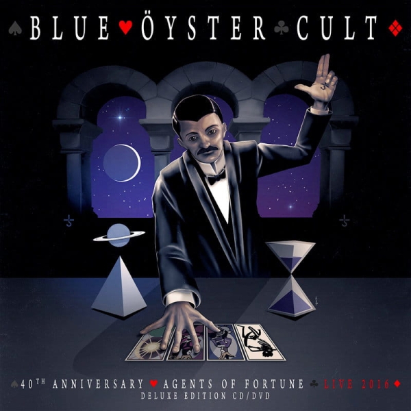 BLUE OYSTER CULT 40TH ANNIVERSARY AGENTS OF FORTUNE LIVE 2016 CD + DVD