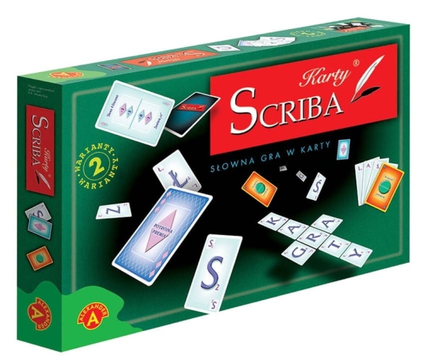 SCRIBA KARTY GRA PLANSZOWA 