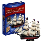 PUZZLE 3D ŻAGLOWIEC ESMERALDA 306 ELEMENTÓW