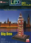 PUZZLE 3D LED ZEGAR BIG BEN