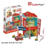 PUZZLE 3D STRAŻ POŻARNA 89 ELEMENTÓW