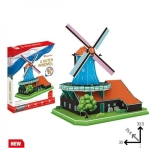 PUZZLE 3D WIATRAK HOLENDERSKI 71 ELEMENTÓW