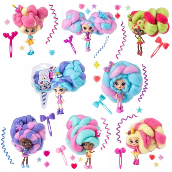 CANDY LOCKS. LALECZKA PACHNĄCE WŁOSY, MIX WZORÓW