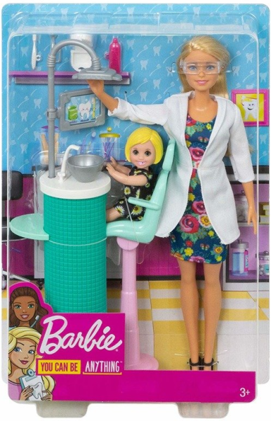 BARBIE KARIERA. FXP16 DENTYSTKA Z ZESTAWEM